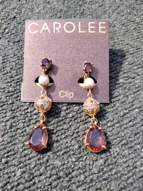 NWT Carolee Dangle Earrings